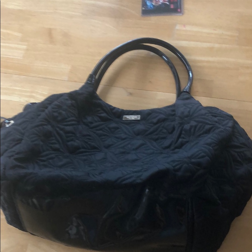 Kate spade black baby diaper bag